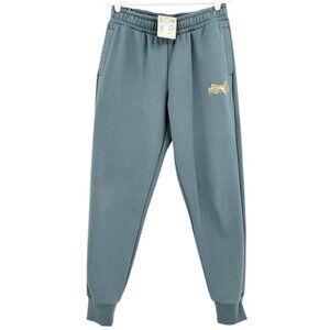 NWD Puma Men's‎ Pull-on Grey Skies Sweatpants Joggers Size M Elastic Waistband